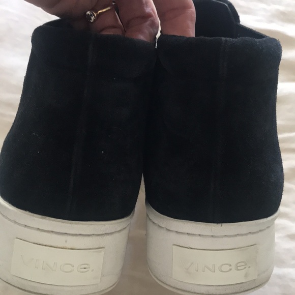 Vince black Suede mid-boot-sneaker Size 9/39 - Picture 2 of 3
